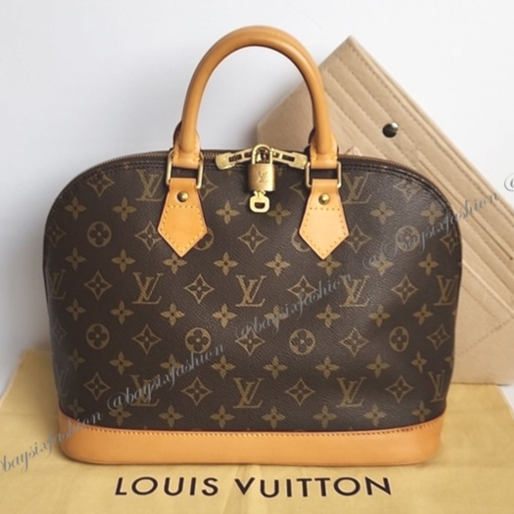 Authentic LV Alma PM Monogram Lock Set Dust Bag
